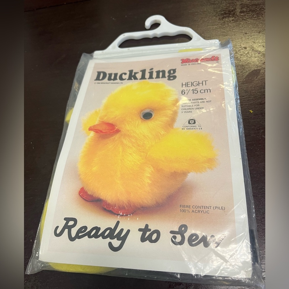 NWT Vintage 1986 Minicraft Duckling